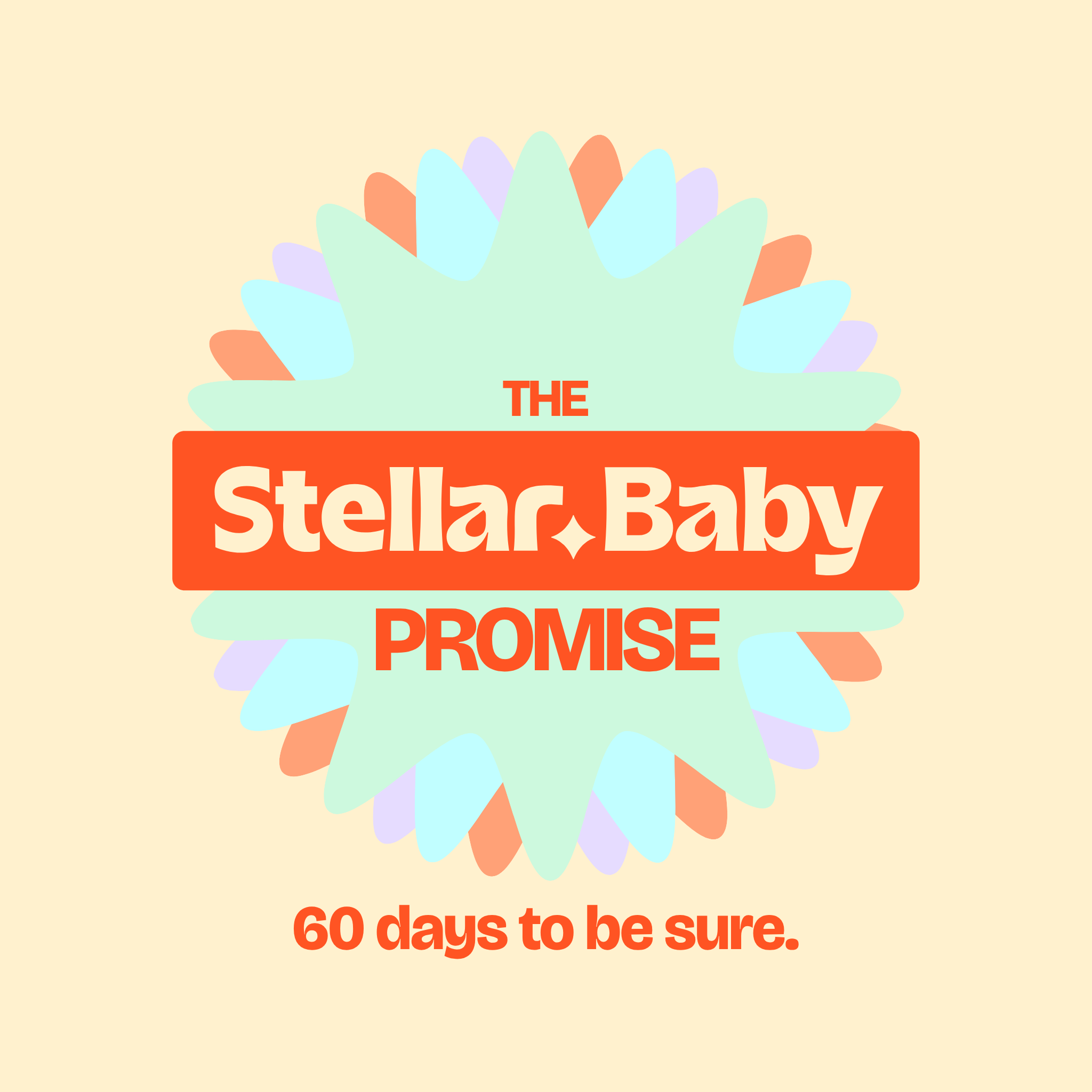 The Stellar Baby Promise: 60 days to be sure. If Orbie isn&