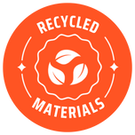Made with recycled materials